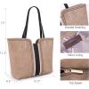imageMontana West Tote Bag for Women Top Handle Satchel PurseTan Black