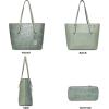imageMontana West Tote Bag for Women Vegan Leather Purse and Handbags Set Embossed Collection Purse 2Pcs Set Turquoise MWC3G053TQ