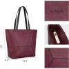 imageMontana West Tote Bag for Women Work Top Handle Handbags and PursesDahila Red