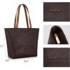imageMontana West Tote Bag for Women Work Top Handle Handbags and PursesDark Coffee