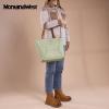 imageMontana West Tote Bag for Women Work Top Handle Handbags and PursesDusty Grey Leaf Green