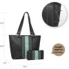 imageMontana West Western Purses for Women Tote Bag Black Boho Large Womens Shoulder Handbags with Matching Wallets Aztec Collection MW1153G8317BKW