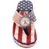imageMontana West Womens Flip Flop American Flag Pride Star Wedge Sandals Patriotic Comfort Flip Flop Slippers Red CWUS06S089RD10