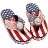 imageMontana West Womens Flip Flop American Flag Pride Star Wedge Sandals Patriotic Comfort Flip Flop Slippers Red CWUS06S089RD10