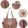 imageMontana West Womens Shoulder Handbags Hand Bags Purses for Women Leather Tote with Wallet Aztec Collection MW1032G8086BRW