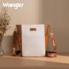 imageWrangler Large Crossbody Bag for Women Vegan Leather Cross Body Purse with Guitar StrapBeige Brown