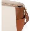 imageWrangler Large Crossbody Bag for Women Vegan Leather Cross Body Purse with Guitar StrapBeige Brown