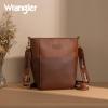 imageWrangler Large Crossbody Bag for Women Vegan Leather Cross Body Purse with Guitar StrapChocolate Coffee
