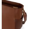 imageWrangler Large Crossbody Bag for Women Vegan Leather Cross Body Purse with Guitar StrapChocolate Coffee