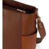 imageWrangler Large Crossbody Bag for Women Vegan Leather Cross Body Purse with Guitar StrapCoffee Brown