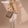 imageWrangler Large Crossbody Bag for Women Vegan Leather Cross Body Purse with Guitar StrapStarfish Khaki