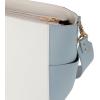 imageWrangler Large Crossbody Bag for Women Vegan Leather Cross Body Purse with Guitar StrapWhite Blue