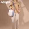 imageWrangler Large Crossbody Bag for Women Vegan Leather Cross Body Purse with Guitar StrapWhite Blue