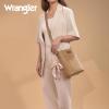 imageWrangler Large Crossbody Purse for Women Cross Body Bag with ScarvesWhite Khaki