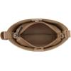 imageWrangler Large Crossbody Purse for Women Cross Body Bag with ScarvesWhite Khaki