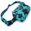 imageWrangler Waist Pack for Women Cow Print Fanny Pack Mens Crossbody Belt Bag With Guitar Strap BlackTurquoise