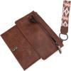 imageWrangler Wristlet Wallets for Women Western Clutch Purse Rfid Wallet WomensAngel ArtistRoman Coffee