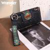 imageWrangler Wristlet Wallets for Women Western Clutch Purse Rfid Wallet WomensArtistnavy Blue