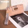 imageWrangler Wristlet Wallets for Women Western Clutch Purse Rfid Wallet WomensArtistprism Pink