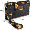 imageWrangler Wristlet Wallets for Women Western Clutch Purse Rfid Wallet WomensArtistsunflower Black