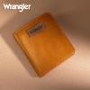 imageX Wrangler Small Leopard Print Wallets for Women Slim Thin Wallet Card Cases Money Organizer Thin Mini Pocket Wallet with Rfid Lining and A Coin PurseLight Brown