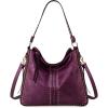 imageMontana West Hobo Handbag for Women Large Purses and HandbagsMetalic Purple
