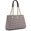 imageMontana West MEDIUM Tote Bag for Women Quilted Chain Handbags Shoulder PurseMonogram Tan