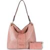 imageMontana West Purses for Women Hobo Shoulder Handbags with ZipperZhot PinkCroco