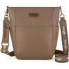 imageWrangler Large Crossbody Bag for Women Vegan Leather Cross Body Purse with Guitar StrapStarfish Khaki