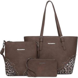 imageMontana West 3 PCS Tote Bag Set Purse Large Shoulder Bag Concealed Carry Purses and Handbags for Women MWC3G058CF