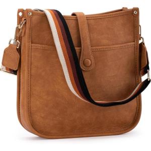 imageMontana West Crossbody Bag for Women Trendy Purses and Handbags Hobo Bags with 2 Adjustable Guitar Strap MWC177LBR