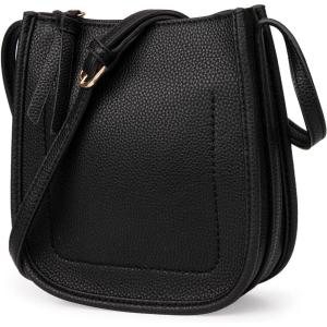 imageMontana West Crossbody Bags for Women Multi Pocket Cross Body Bag Purses with Adjustable StrapBlack