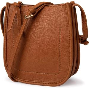 imageMontana West Crossbody Bags for Women Multi Pocket Cross Body Bag Purses with Adjustable StrapBrown