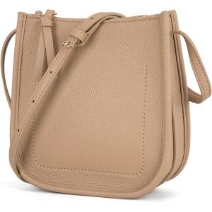 imageMontana West Crossbody Bags for Women Multi Pocket Cross Body Bag Purses with Adjustable StrapKhaki