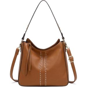 imageMontana West Hobo Bag for Women Crossbody Purse and Handbags Ladies Chic Shoulder BagsBrown