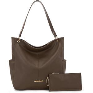 imageMontana West Hobo Purses for Women Soft Top Handle Shoulder Bag with Wallet SetBcamel