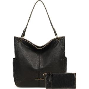 imageMontana West Hobo Purses for Women Soft Top Handle Shoulder Bag with Wallet SetHobo Bronze