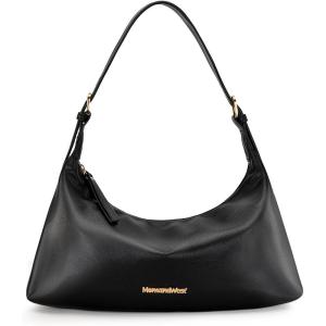 imageMontana West MEDIUM Shoulder Purses for Women Crescent Hobo Bags Trendy Purses073black