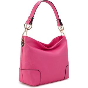 imageMontana West Medium Hobo Bags for Women Top Handle Satchel Shoulder Purse Bucket HandbagSpecialhot Pink
