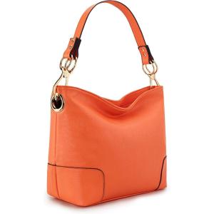 imageMontana West Medium Hobo Bags for Women Top Handle Satchel Shoulder Purse Bucket HandbagSpecialorange