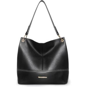 imageMontana West Purses for Women Hobo Shoulder Handbags with ZipperAblack