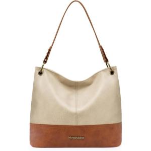 imageMontana West Purses for Women Hobo Shoulder Handbags with ZipperAcream