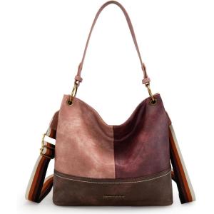 imageMontana West Purses for Women Hobo Shoulder Handbags with ZipperCrossbody Pink