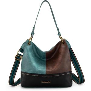 imageMontana West Purses for Women Hobo Shoulder Handbags with ZipperCrossbody Turquoise Purse