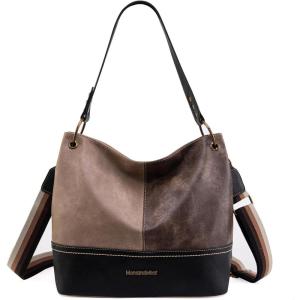 imageMontana West Purses for Women Hobo Shoulder Handbags with ZipperCrossbodytan