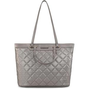 imageMontana West Quilted Tote Bag for Women Large Shoulder Bag Fashion Handbags with Top ZipperNewgary