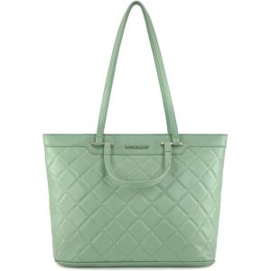 imageMontana West Quilted Tote Bag for Women Large Shoulder Bag Fashion Handbags with Top ZipperNewlight Green