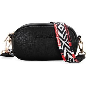 imageMontana West Small Crossbody Bags for Women Snapshot Camera Pouch Mini Crossbody PurseBlack