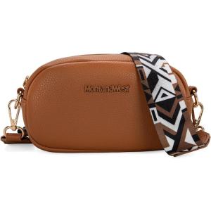 imageMontana West Small Crossbody Bags for Women Snapshot Camera Pouch Mini Crossbody PurseBrown