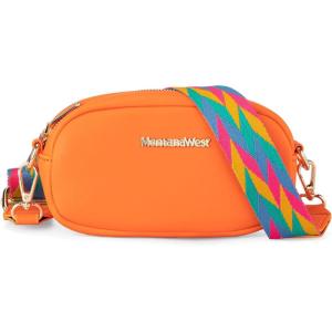 imageMontana West Small Crossbody Bags for Women Snapshot Camera Pouch Mini Crossbody PurseFluorescent Orange